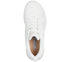 Pantofi sport, barbati, SKECHERS BOBS VISION AIR 117648-WHT alb, textil